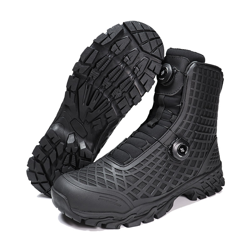 Doble festesystem kampstøvler